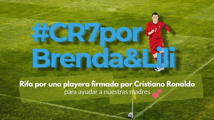 Jóvenes rifan playera autografiada por Cristiano Ronaldo para ayudar a sus madres enfermas
