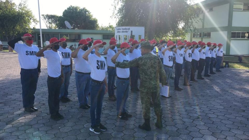 Conscriptos de Nuevo Laredo en su Servicio Militar.