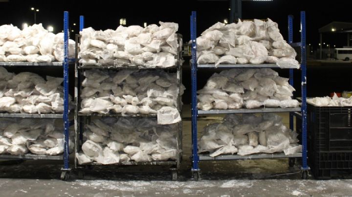 Can antidrogas descubre más de 2 mil libras de metanfetaminas en Puente 3