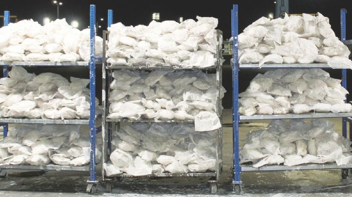 Decomisan 18 millones de dólares en droga