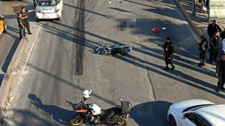 Tragedia en Torreón: Tráiler destroza a pareja que viajaba en motocicleta