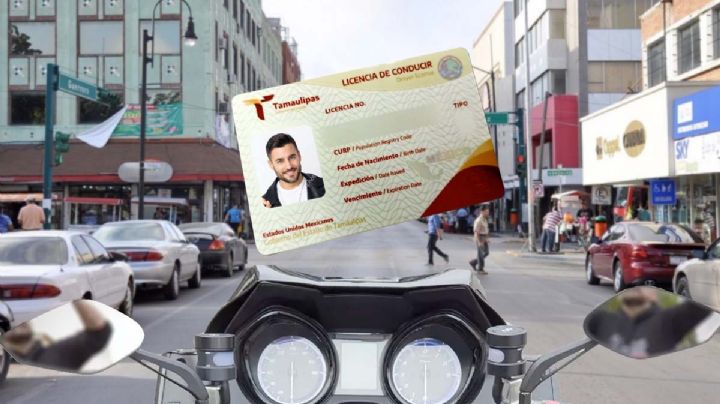 Licencia de conducir permanente de Tamaulipas; para motociclista