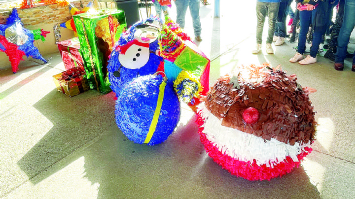 Cierran año con piñatas en la Secundaria 5