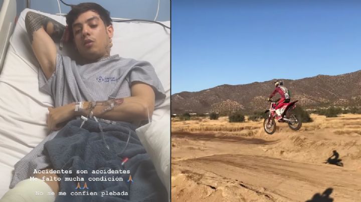 Natanael Cano sufre accidente en moto, se encuentra hospitalizado | VIDEO