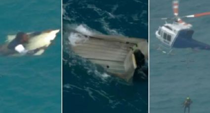 Hombre sobrevive a naufragio en aguas de cocodrilos y tiburones aferrado a una madera