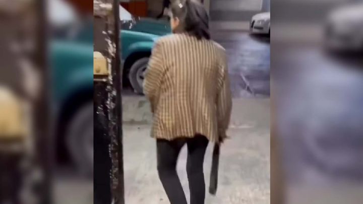 Video: madre saca a su 'bebé' a cinturonazos de las 'micheladas'