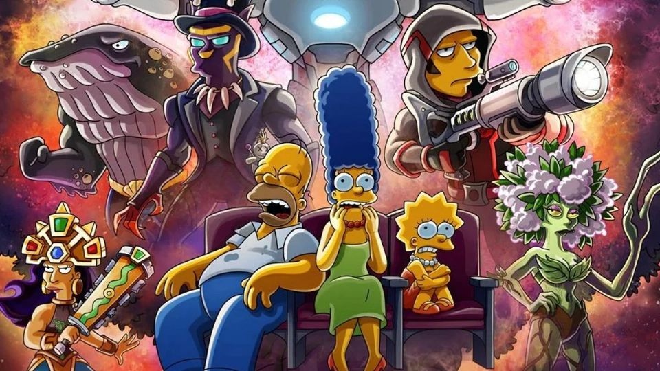 La serie animada ha sido reconocida por los presagios similares a la realidad Foto: Recorte de póster de 'Los Simpson'.