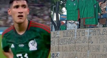 Vendedor remata las playeras de la Selección Mexicana "para no quemarlas"