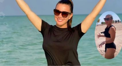 Mariazel fue regañada por utilizar bikini en la playa de Qatar