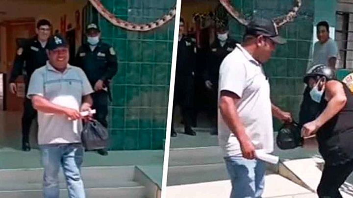 Madre recibe a cinturonazos a su hijo malandro al salir de la cárcel | VIDEO VIRAL
