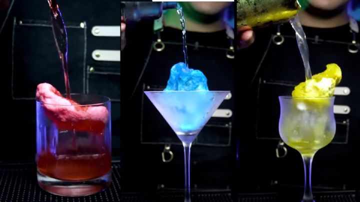 Algodón de azúcar en cocteles para lucir como un bartender profesional en las fiestas
