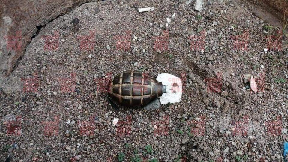 Uno de los alumnos tenía en su mochila una granada que había encontrada tirada