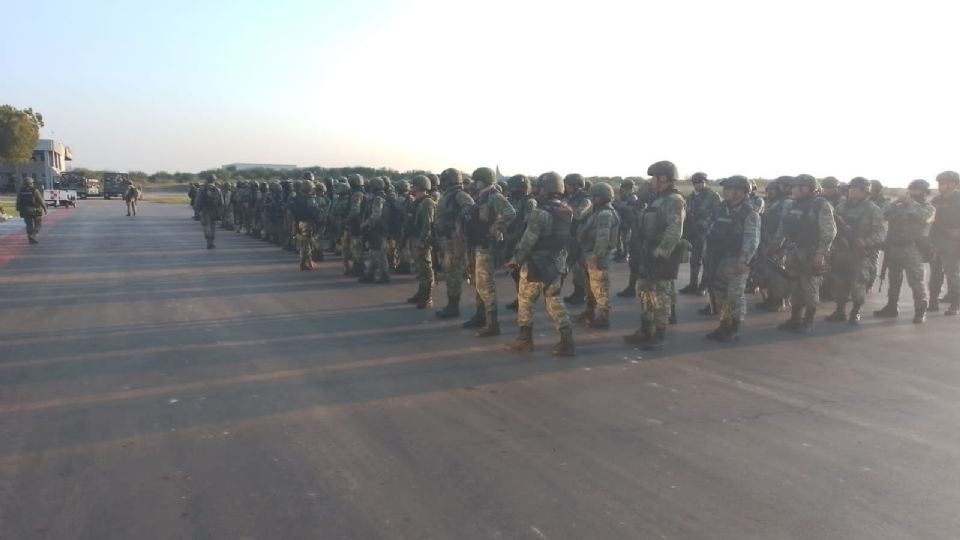 Llegaron a Nuevo Laredo más elementos de seguridad.