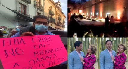 VIDEO: Manifestantes impiden la boda religiosa de Elba Esther Gordillo.