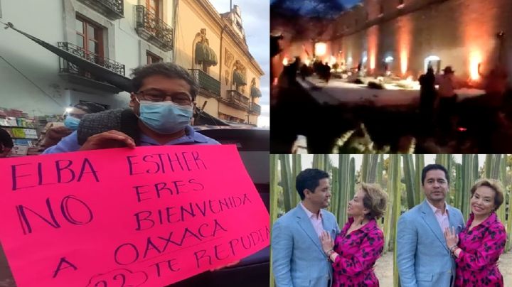 VIDEO: Manifestantes impiden la boda religiosa de Elba Esther Gordillo.