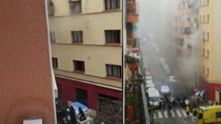 VIDEO: Saltan de edificio para escapar de incendio en hotel de Barcelona