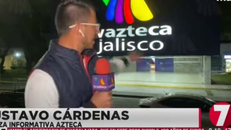 El nombre del reportero es Gustavo Cárdenas, fue en TikTok donde se hizo viral el caso