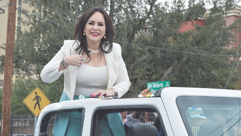 Carmen Lilia Cantú Rosas fue invitada especial por la WBCA y el alcalde Pete Sáenz, a las Fiestas el Natalicio de George Washington.