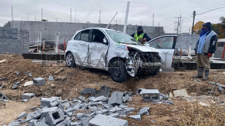 Joven de 15 años es atropellado como consecuencia de choque en colonia "Los Aztecas".