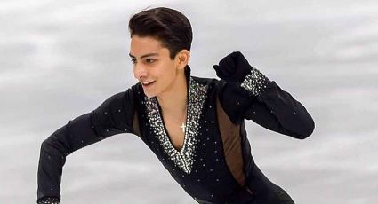 ORGULLO MEXICANO: Donovan Carrillo lo da todo en la pista de hielo y está en las finales