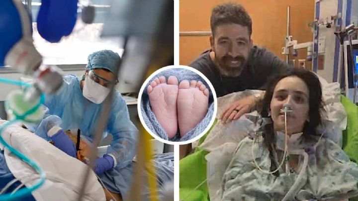 Embarazada sufre covid, 3 ataques cerebrales y un infarto, pero logra tener a su bebé
