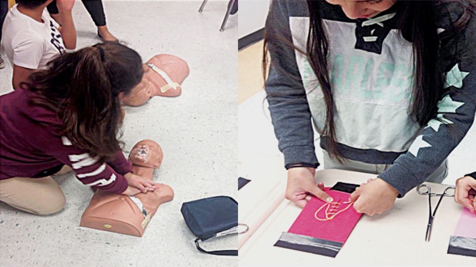 Desde muy jóvenes, LISD entrena a los estudiantes con programas médicos