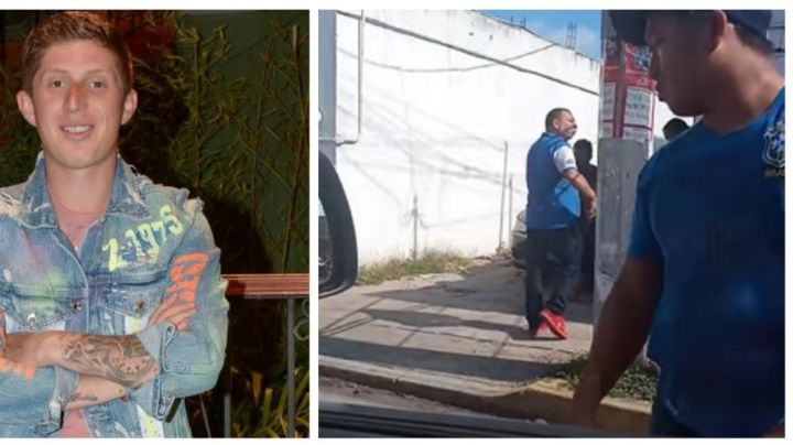 Graban a papá de Octavio Ocaña amenazando con pistola a chofer (VIDEO)