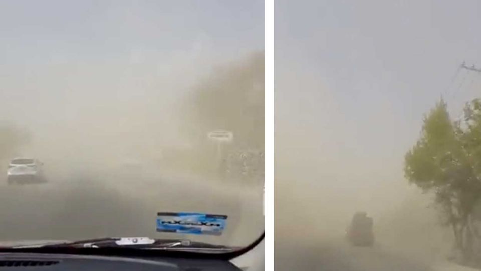 Provoca fuertes tormentas de polvo