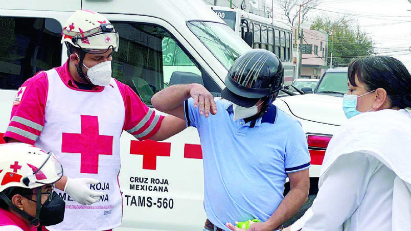 El motociclista fue el responsable del accidente.