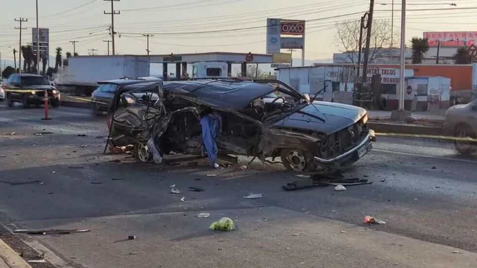 Un fatal percance se presentó en la carretera a Laredo.