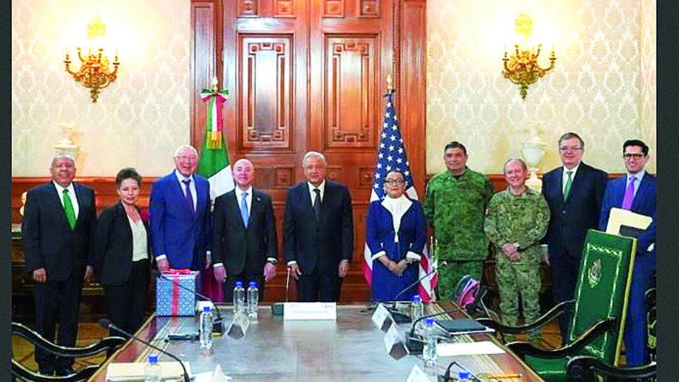 AMLO se reunió con el secretario de Seguridad Nacional de EU.