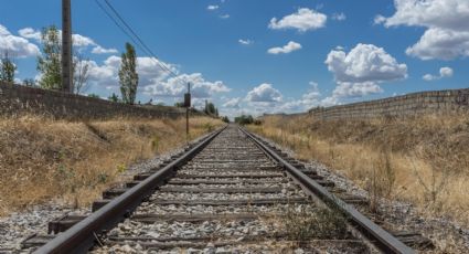 Sobrevive a choque con tren