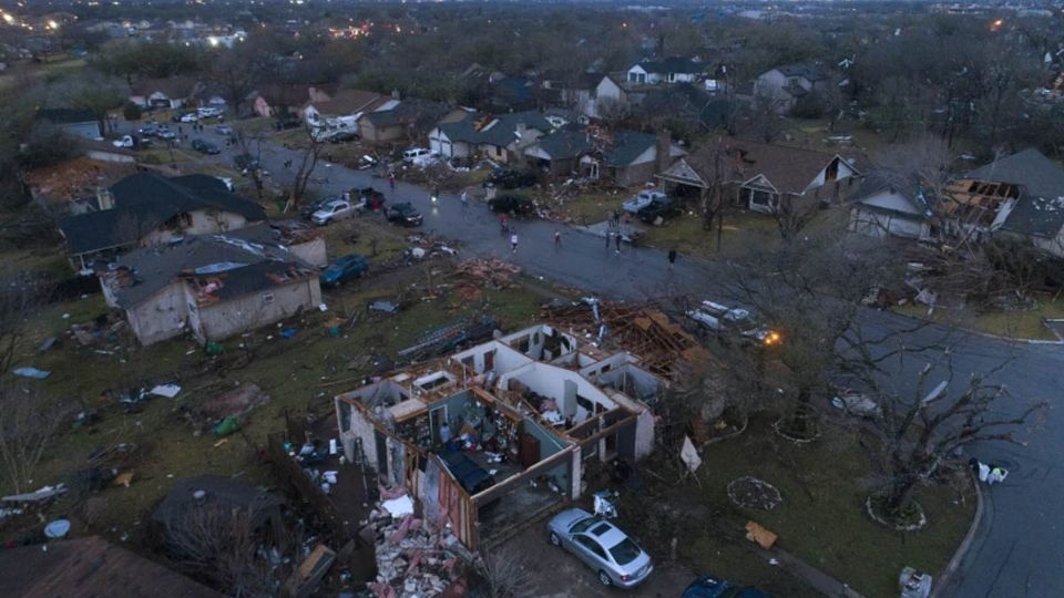 El pasado lunes se reportó que al menos cuatro personas resultaron heridas tras el paso de los tornados