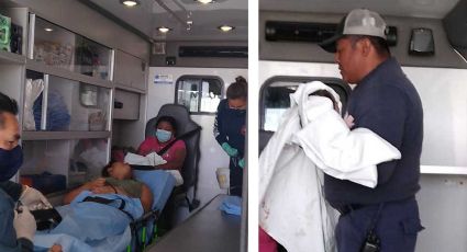 Embarazada no alcanza a llegar al hospital; en PC le entran 'al quite' y logran parto exitoso