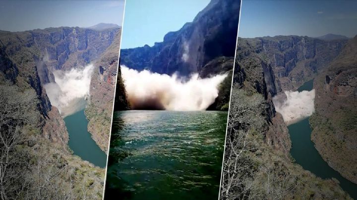 Video: Sismo provoca derrumbe en el Cañón del Sumidero Chiapas, cierran navegación