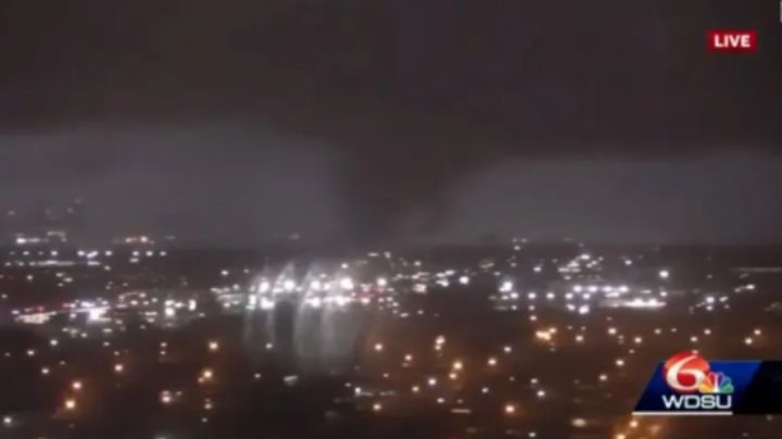 Tornado en Nueva Orleans deja un muerto y daños materiales
