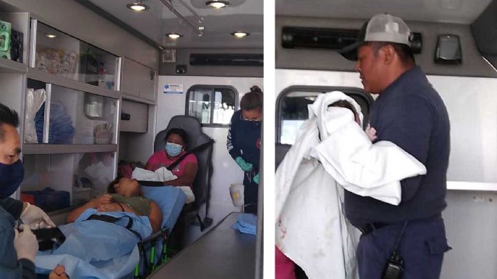 Embarazada no alcanza a llegar al hospital; en PC le entran 'al quite' y logran parto exitoso