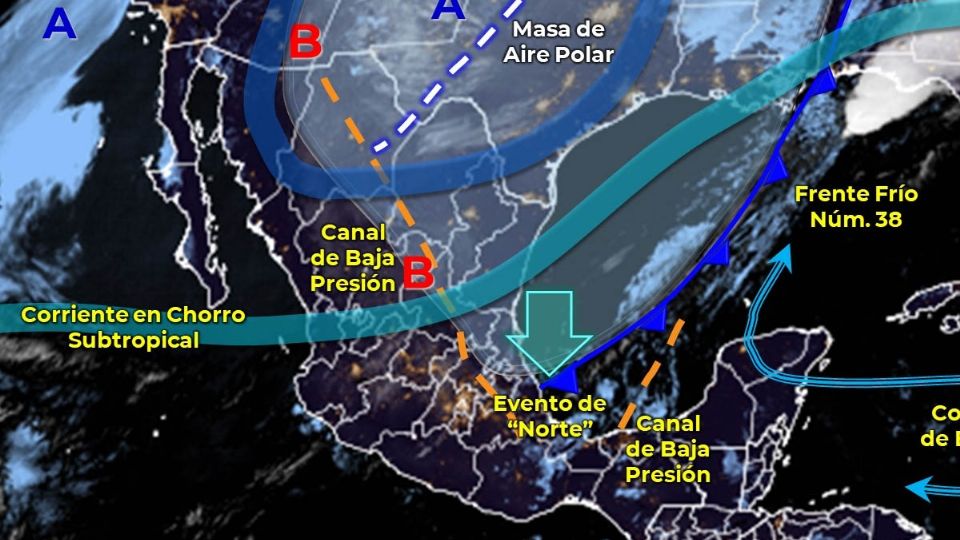 El clima congelante se va sentir en una parte del territorio nacional por el frente frío 38