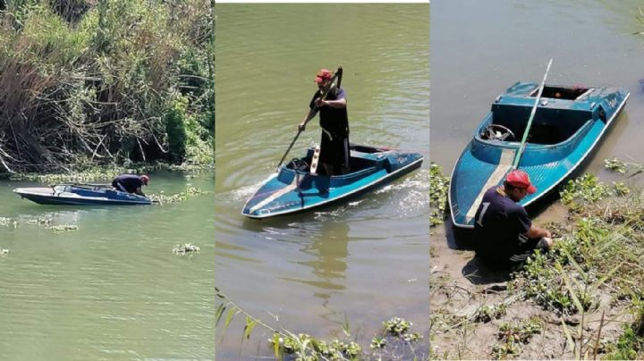 Desgarrador: Encuentra y rescata el cuerpo de su hija en el Rio Bravo tras días de búsqueda