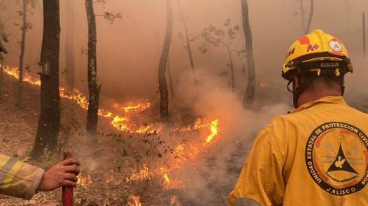 ¡Lamentable! incendio fuera de control destruye  la biosfera del cielo (VIDEO)