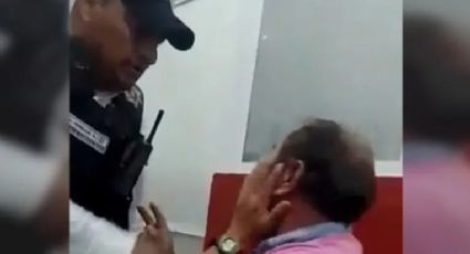 ¿La mano de la justicia? Policía abofetea a detenido en EDOMEX