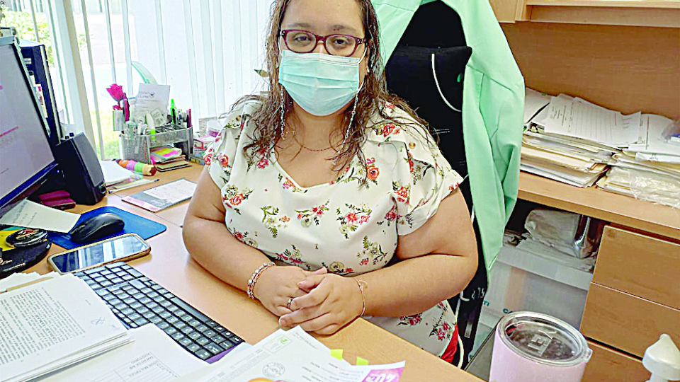 Brenda Guadalupe Yáñez Castillo, secretaria académica de la Facultad de Enfermería de Nuevo Laredo.