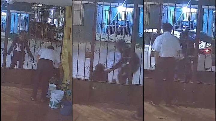 Video: Secuestran a mujer mientras platicaba con su vecino