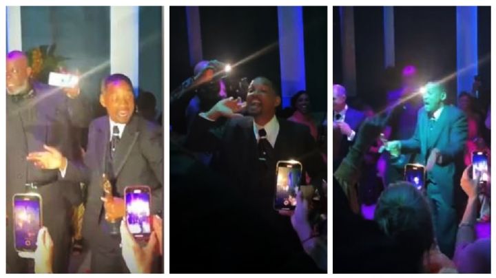 VIDEO: Bien tranquilo, captan a Will Smith bailando tras cachetada a Chris Rock