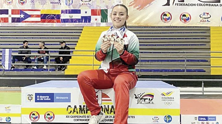 Logra neolaredense Yaneth Quiroz triple bronce en Colombia