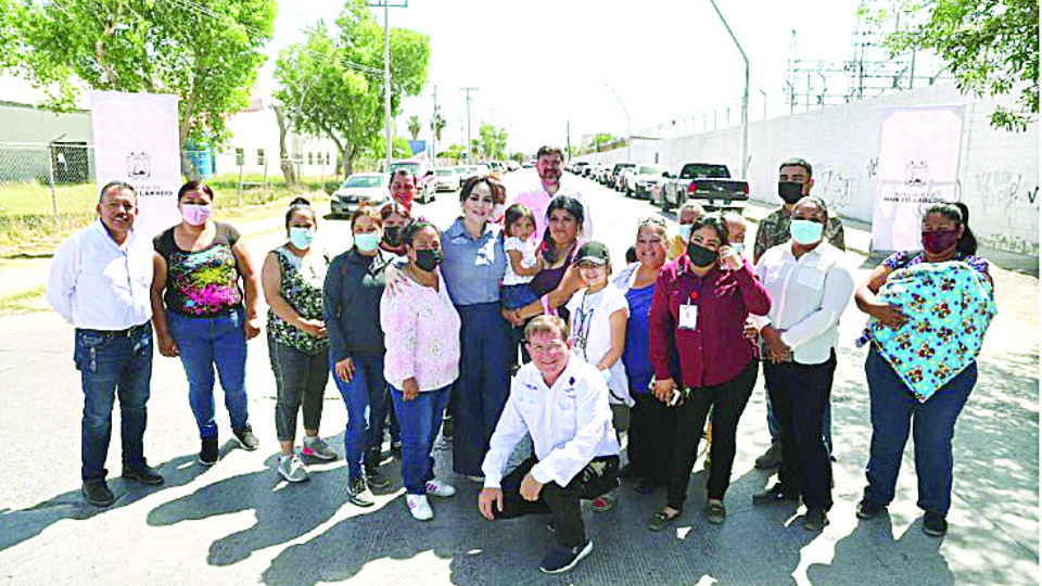 Colonos agradecieron a la administración municipal encabezada por Carmen Lilia Canturosas, la respuesta a sus peticiones.