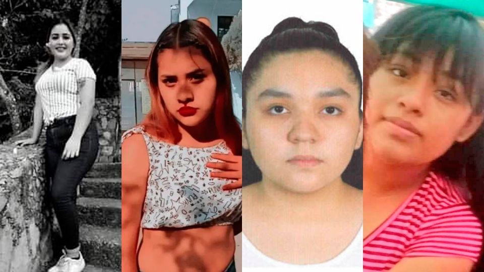 De izquierda a derecha: Danna Paola Patiño, Betzaida Yazmin López, Yaminah Izamary Medina y Ariatne Cruz