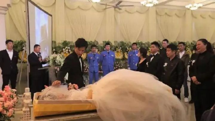 Mujer fallece tras su despedida de soltera, fue enterrada con su vestido de novia