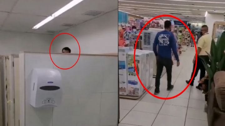 Nuevo Laredo: Denuncian supuesto acosador que espía en baños públicos; lo captan en video