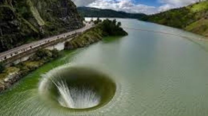 Captan en video supuesto portal en lago Berryessa de California